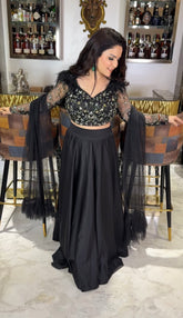 Black classy lehenga